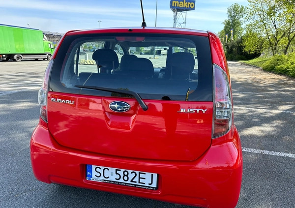 Subaru Justy cena 12300 przebieg: 177000, rok produkcji 2010 z Częstochowa małe 562